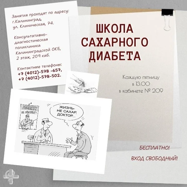 Слушатели курса в ШКОЛЕ САХАРНОГО ДИАБЕТА узнают о том, что такое сахарный диабет и как он влияет на организм человека, а также получат ответы на вопросы о лечении, рациональном питании и коррекции образа жизни