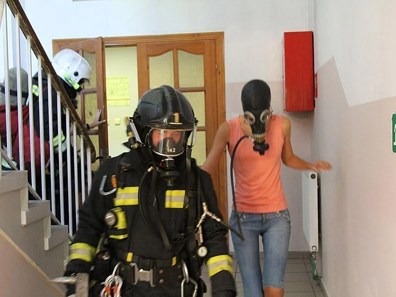 С учебным пожаром медучреждение справилось успешно