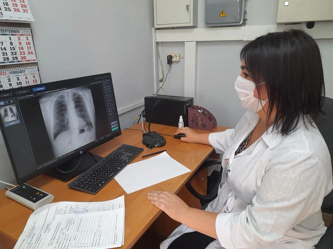 В течение месяца на новом флюорографе в Городской поликлинике №3 выполнено более тысячи исследований