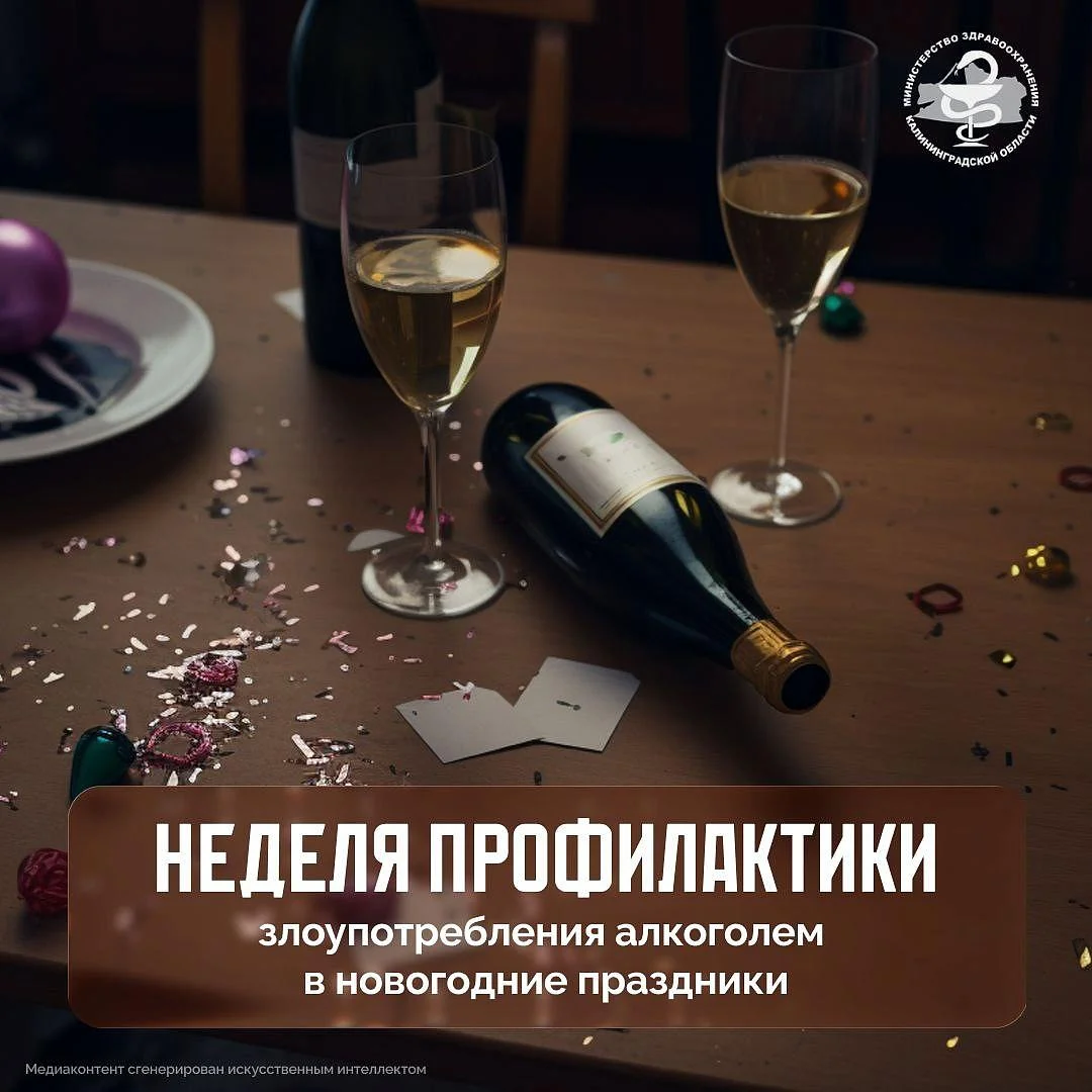 С 29 декабря в России проходит неделя профилактики злоупотребления алкоголем в новогодние праздники. 