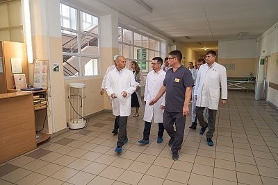 13 августа Врио губернатора посетил Областную клиническую больницу